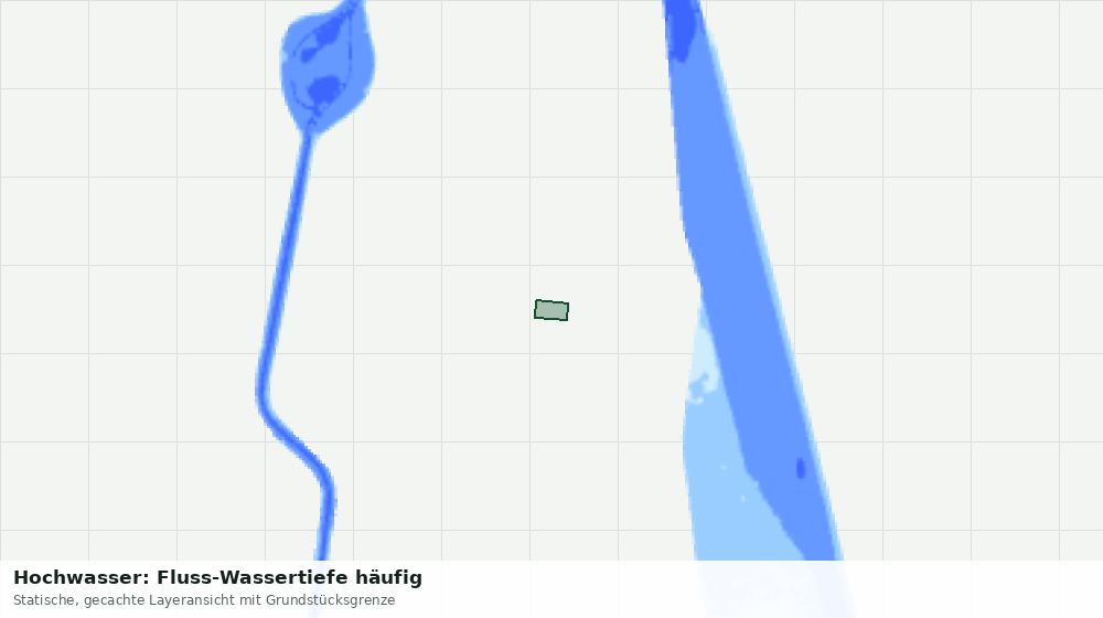 Statische Kartenansicht: Hochwasser: Fluss-Wassertiefe häufig