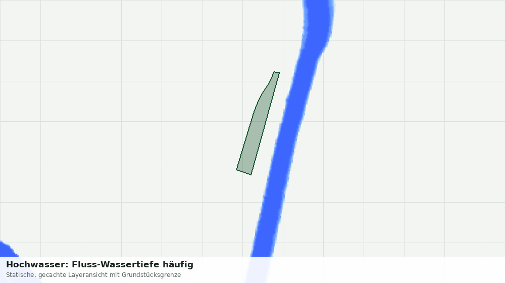Statische Kartenansicht: Hochwasser: Fluss-Wassertiefe häufig