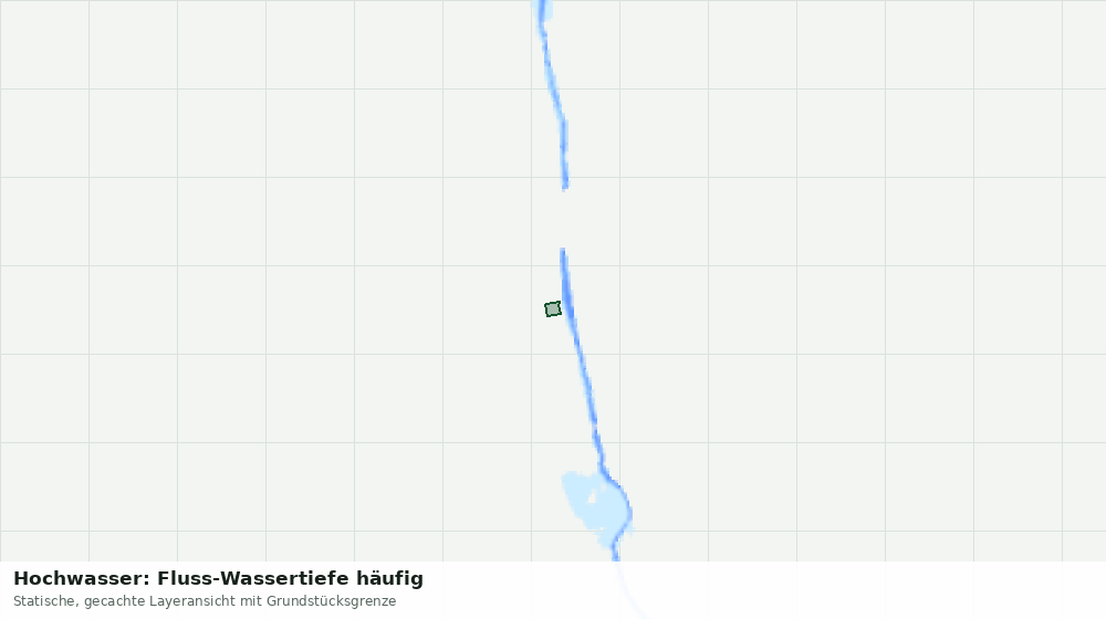 Statische Kartenansicht: Hochwasser: Fluss-Wassertiefe häufig