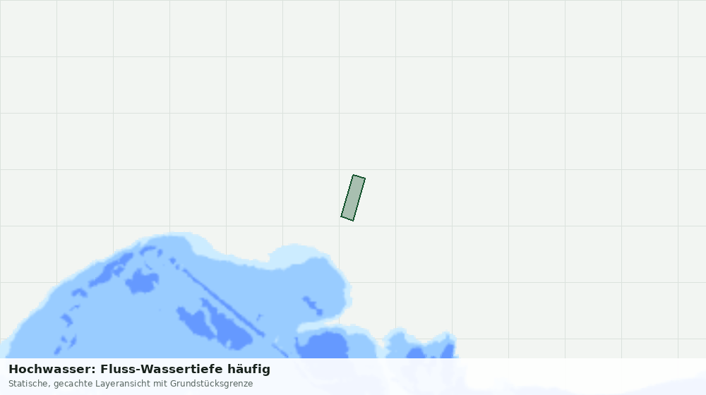 Statische Kartenansicht: Hochwasser: Fluss-Wassertiefe häufig