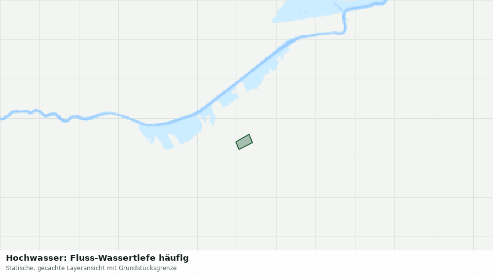 Statische Kartenansicht: Hochwasser: Fluss-Wassertiefe häufig