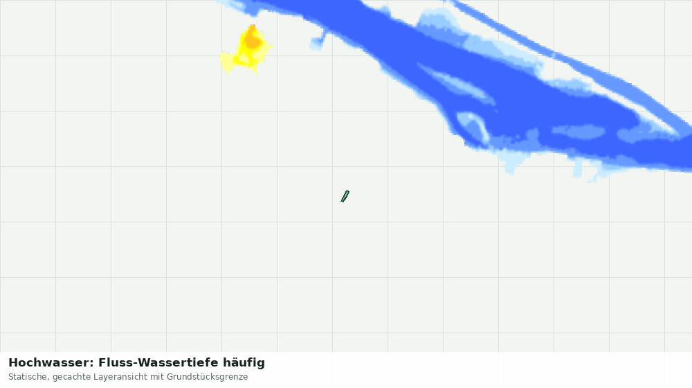 Statische Kartenansicht: Hochwasser: Fluss-Wassertiefe häufig