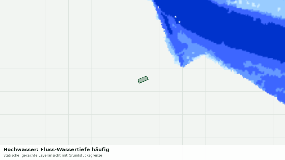 Statische Kartenansicht: Hochwasser: Fluss-Wassertiefe häufig
