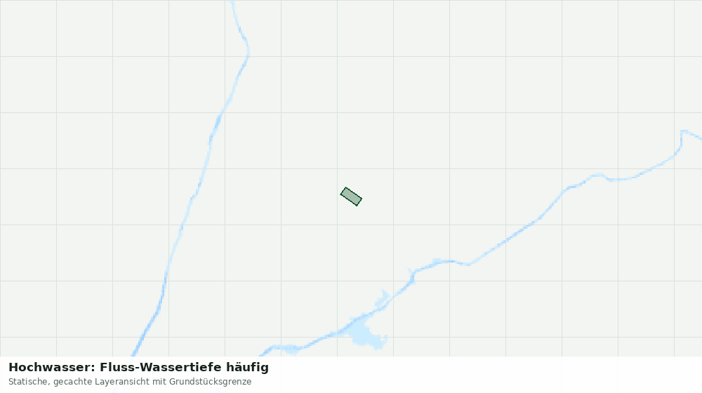 Statische Kartenansicht: Hochwasser: Fluss-Wassertiefe häufig