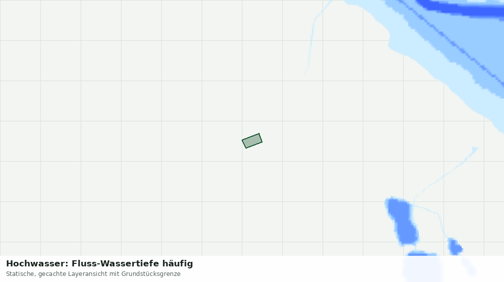 Statische Kartenansicht: Hochwasser: Fluss-Wassertiefe häufig