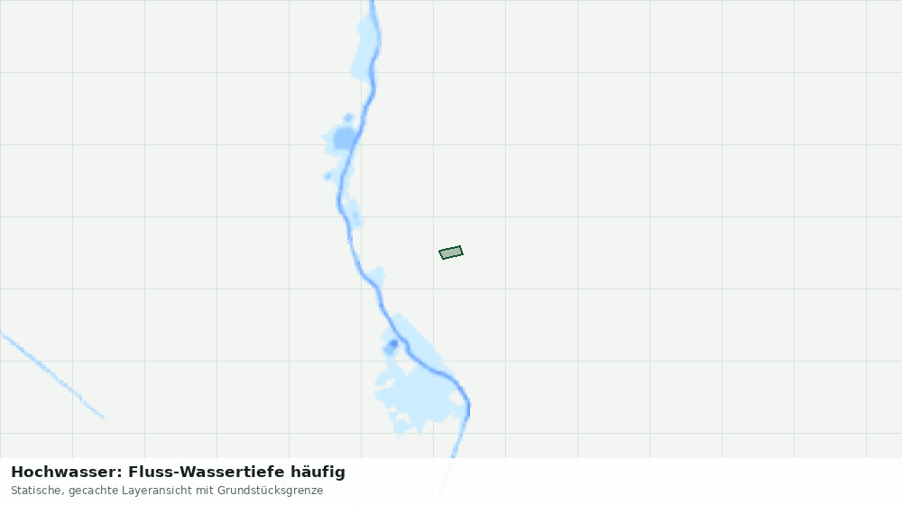 Statische Kartenansicht: Hochwasser: Fluss-Wassertiefe häufig