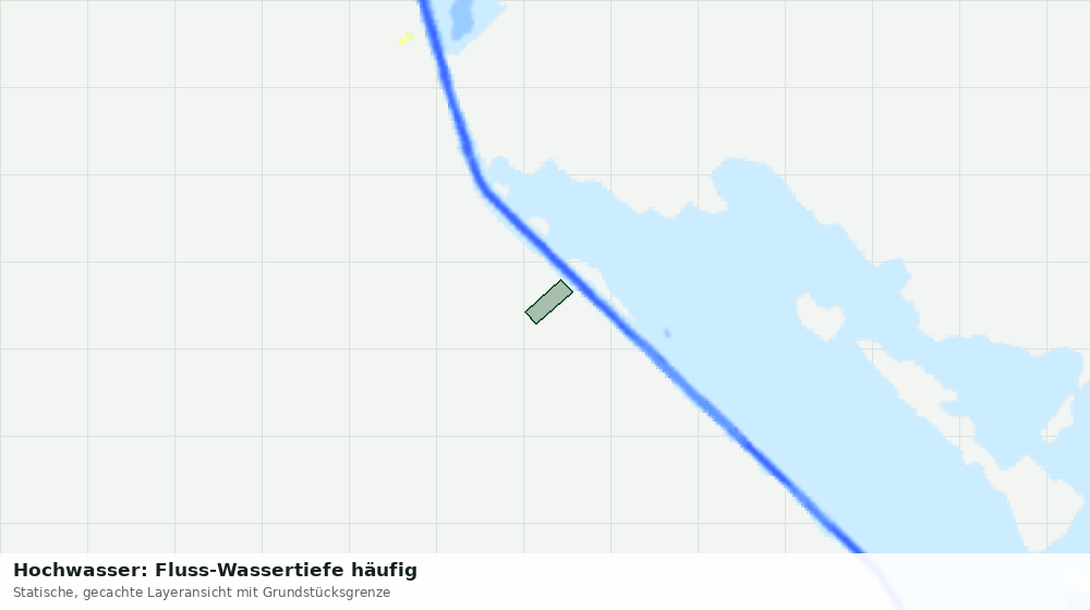 Statische Kartenansicht: Hochwasser: Fluss-Wassertiefe häufig