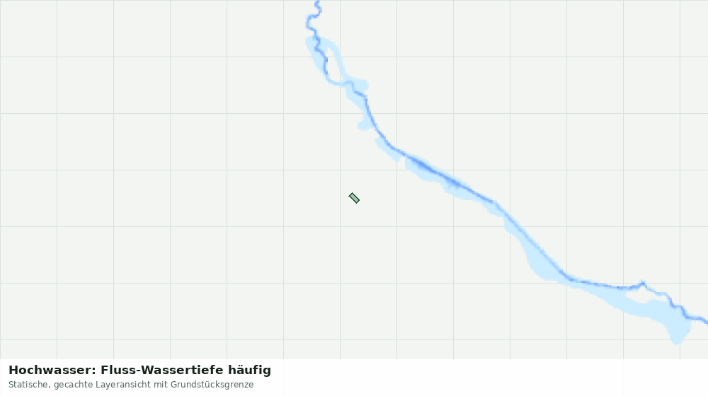 Statische Kartenansicht: Hochwasser: Fluss-Wassertiefe häufig
