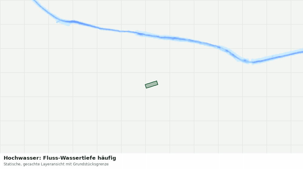 Statische Kartenansicht: Hochwasser: Fluss-Wassertiefe häufig