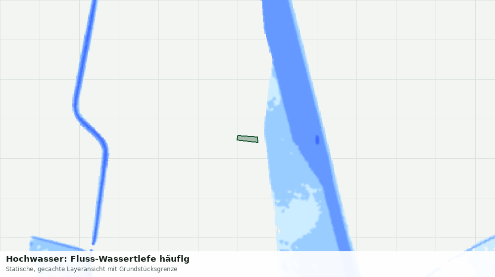 Statische Kartenansicht: Hochwasser: Fluss-Wassertiefe häufig