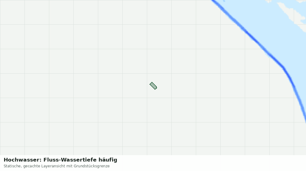 Statische Kartenansicht: Hochwasser: Fluss-Wassertiefe häufig