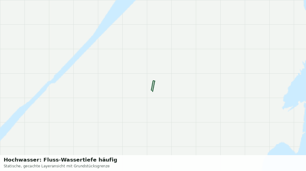 Statische Kartenansicht: Hochwasser: Fluss-Wassertiefe häufig