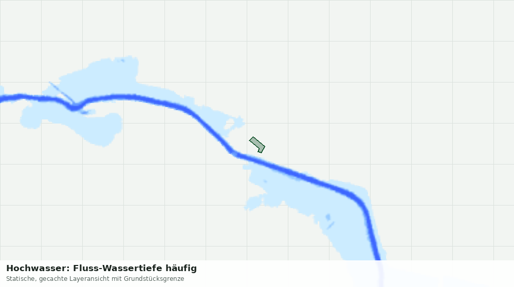 Statische Kartenansicht: Hochwasser: Fluss-Wassertiefe häufig