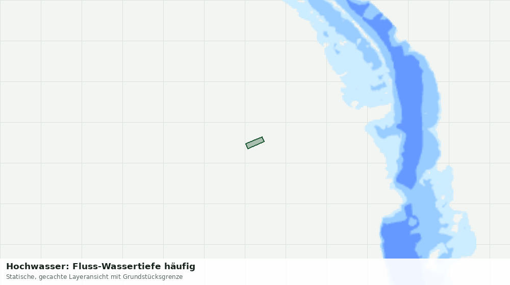 Statische Kartenansicht: Hochwasser: Fluss-Wassertiefe häufig