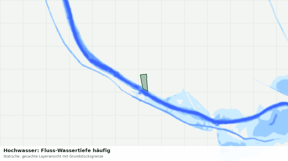Statische Kartenansicht: Hochwasser: Fluss-Wassertiefe häufig