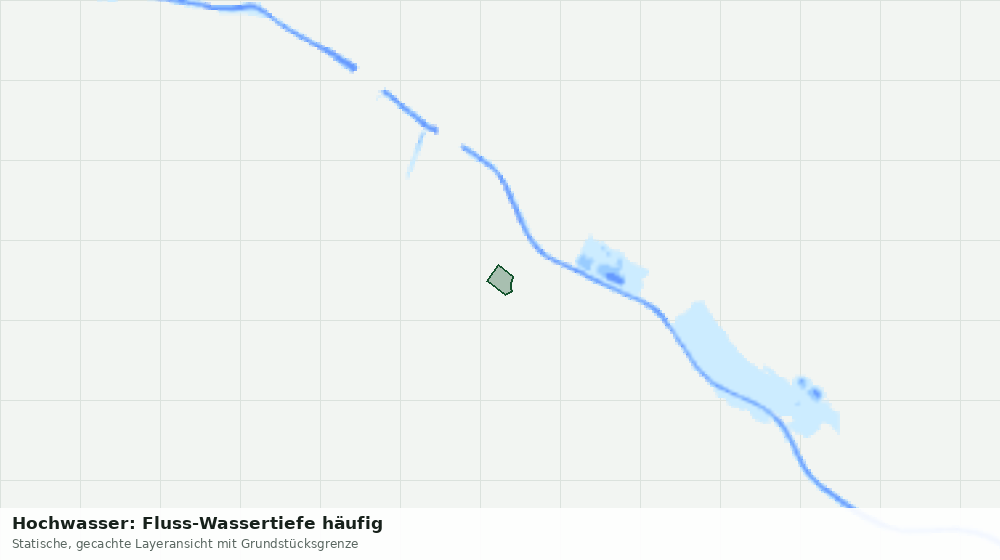 Statische Kartenansicht: Hochwasser: Fluss-Wassertiefe häufig