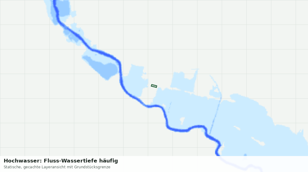 Statische Kartenansicht: Hochwasser: Fluss-Wassertiefe häufig