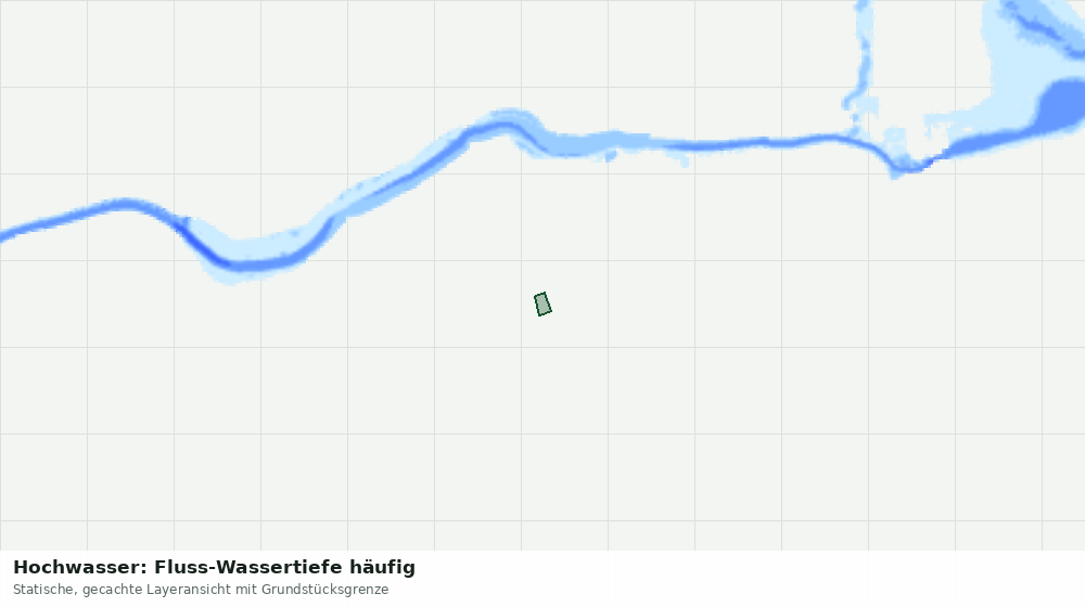 Statische Kartenansicht: Hochwasser: Fluss-Wassertiefe häufig