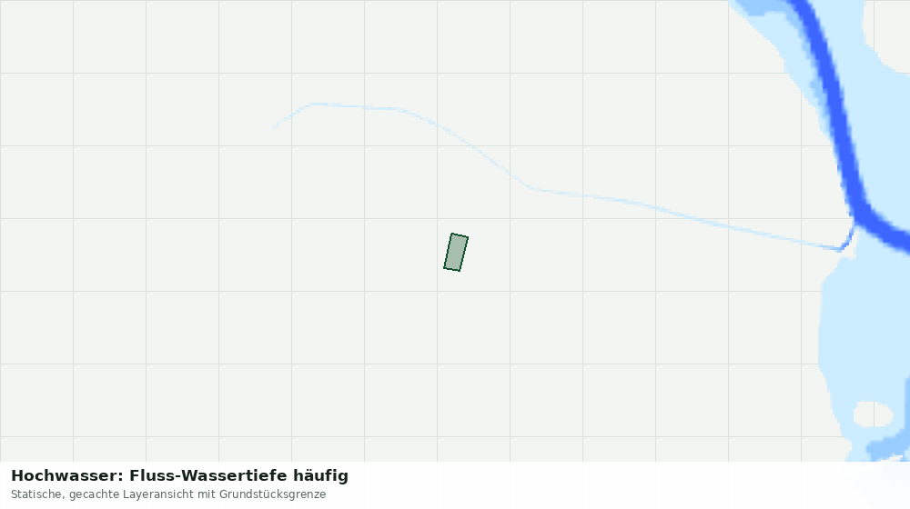 Statische Kartenansicht: Hochwasser: Fluss-Wassertiefe häufig