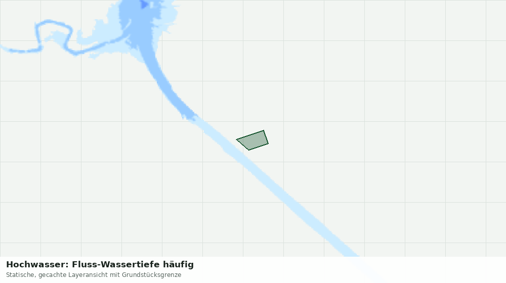 Statische Kartenansicht: Hochwasser: Fluss-Wassertiefe häufig
