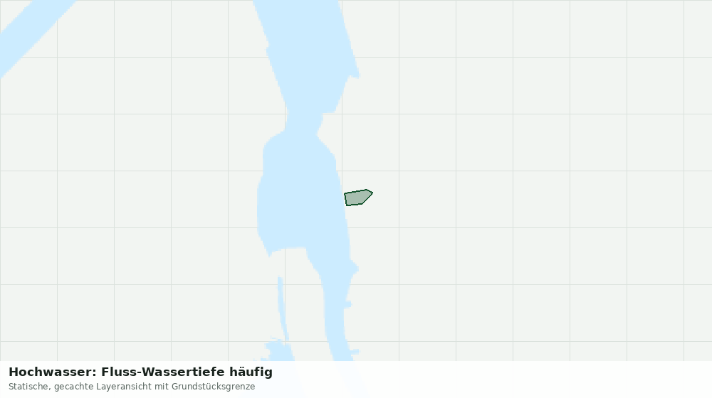 Statische Kartenansicht: Hochwasser: Fluss-Wassertiefe häufig
