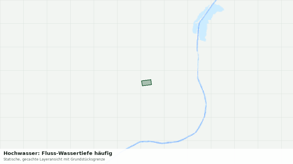 Statische Kartenansicht: Hochwasser: Fluss-Wassertiefe häufig
