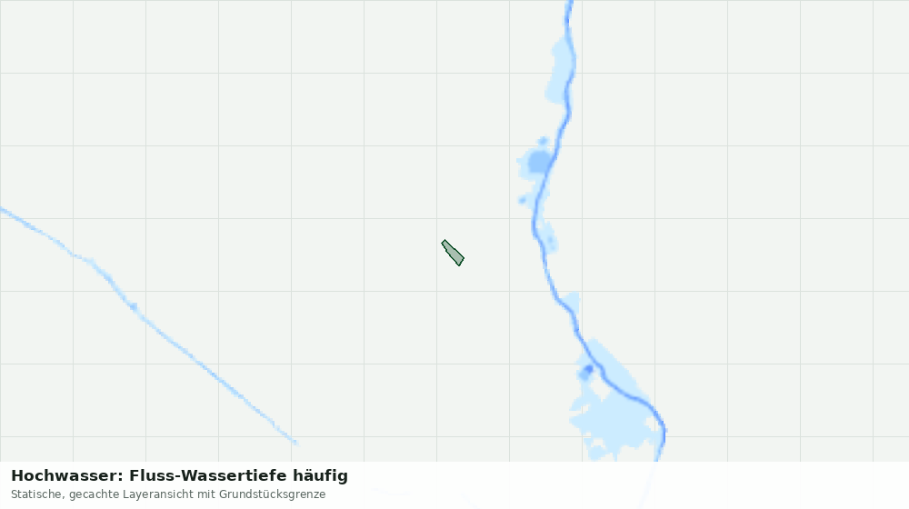 Statische Kartenansicht: Hochwasser: Fluss-Wassertiefe häufig