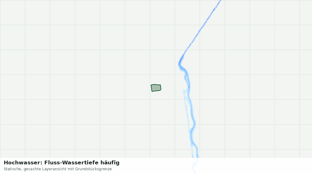 Statische Kartenansicht: Hochwasser: Fluss-Wassertiefe häufig