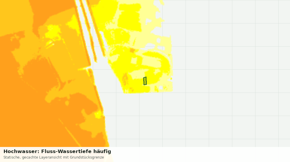 Statische Kartenansicht: Hochwasser: Fluss-Wassertiefe häufig