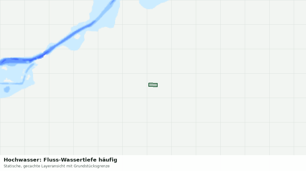 Statische Kartenansicht: Hochwasser: Fluss-Wassertiefe häufig