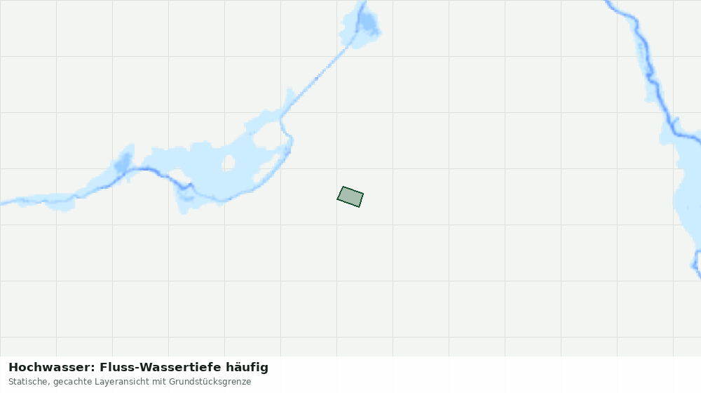 Statische Kartenansicht: Hochwasser: Fluss-Wassertiefe häufig