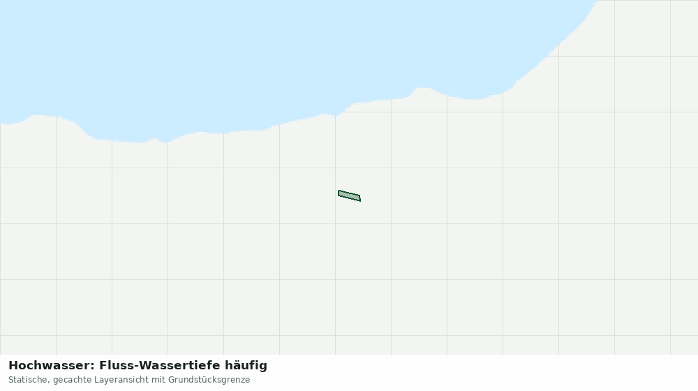 Statische Kartenansicht: Hochwasser: Fluss-Wassertiefe häufig