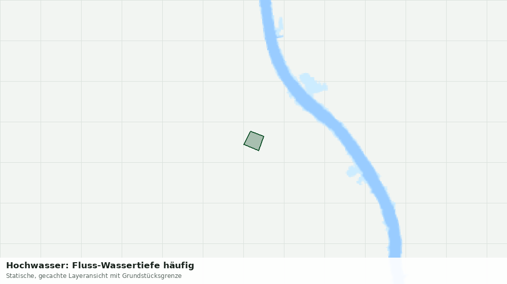 Statische Kartenansicht: Hochwasser: Fluss-Wassertiefe häufig