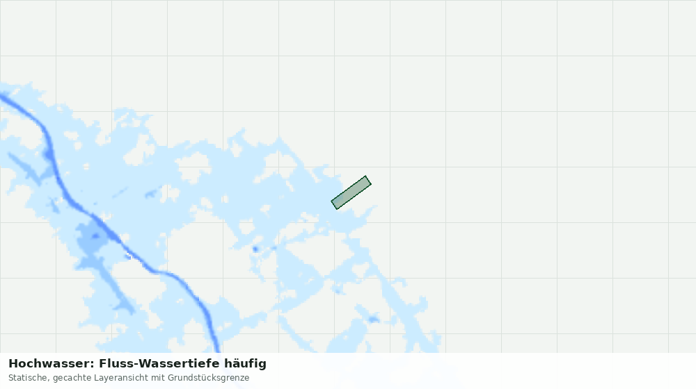 Statische Kartenansicht: Hochwasser: Fluss-Wassertiefe häufig