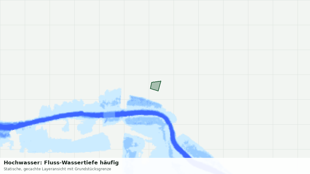 Statische Kartenansicht: Hochwasser: Fluss-Wassertiefe häufig
