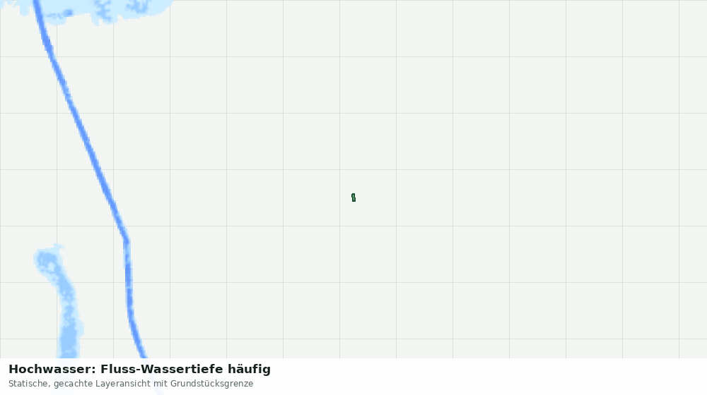 Statische Kartenansicht: Hochwasser: Fluss-Wassertiefe häufig
