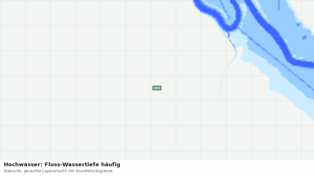Statische Kartenansicht: Hochwasser: Fluss-Wassertiefe häufig