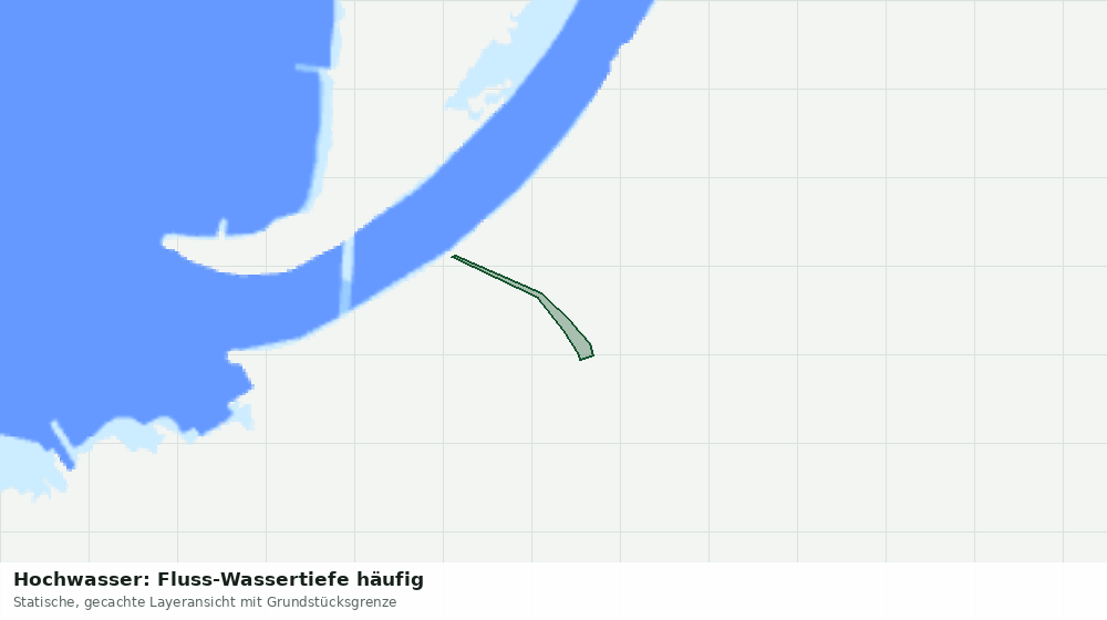 Statische Kartenansicht: Hochwasser: Fluss-Wassertiefe häufig