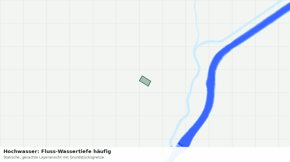 Statische Kartenansicht: Hochwasser: Fluss-Wassertiefe häufig