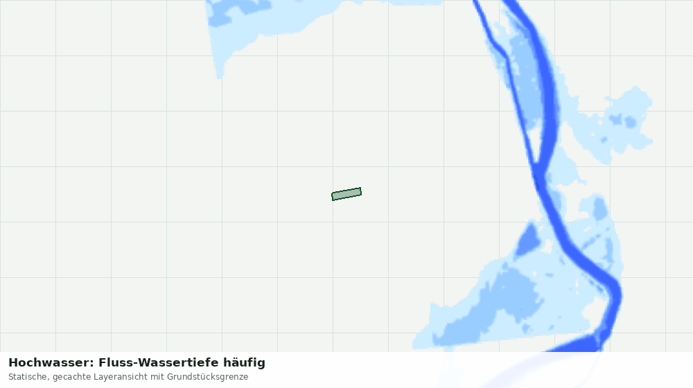 Statische Kartenansicht: Hochwasser: Fluss-Wassertiefe häufig