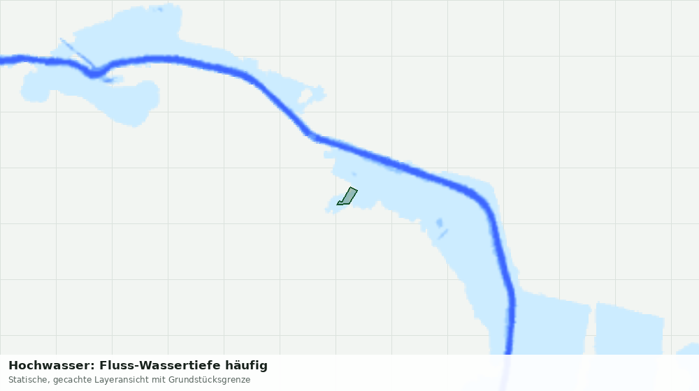 Statische Kartenansicht: Hochwasser: Fluss-Wassertiefe häufig