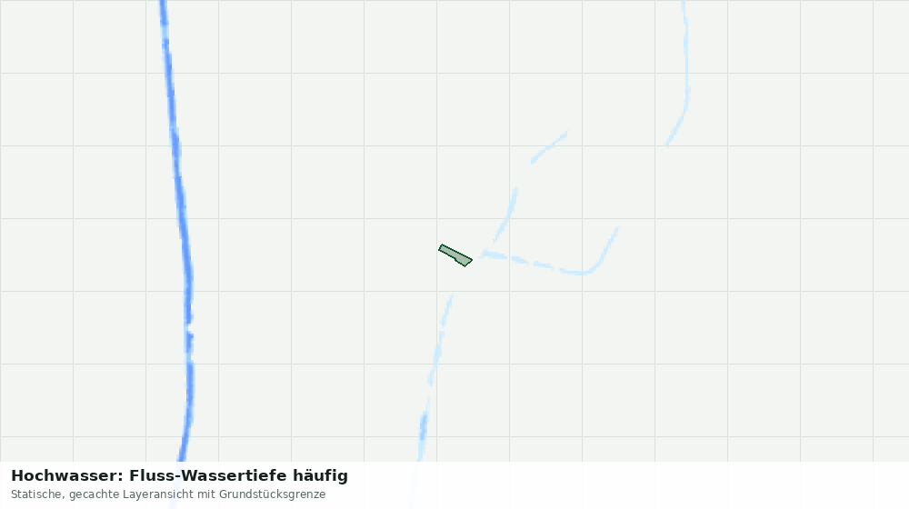 Statische Kartenansicht: Hochwasser: Fluss-Wassertiefe häufig