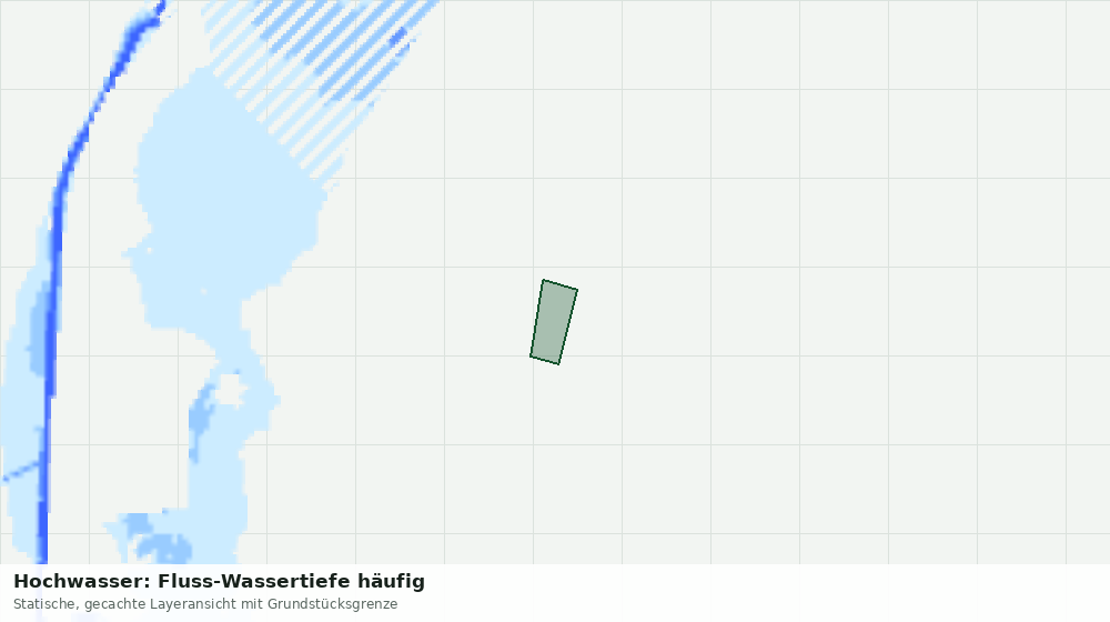 Statische Kartenansicht: Hochwasser: Fluss-Wassertiefe häufig