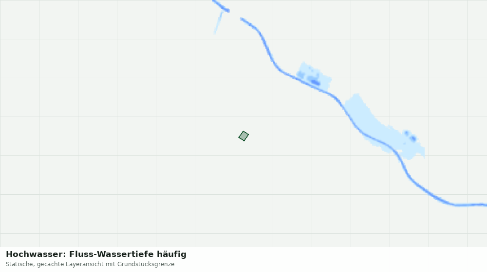 Statische Kartenansicht: Hochwasser: Fluss-Wassertiefe häufig