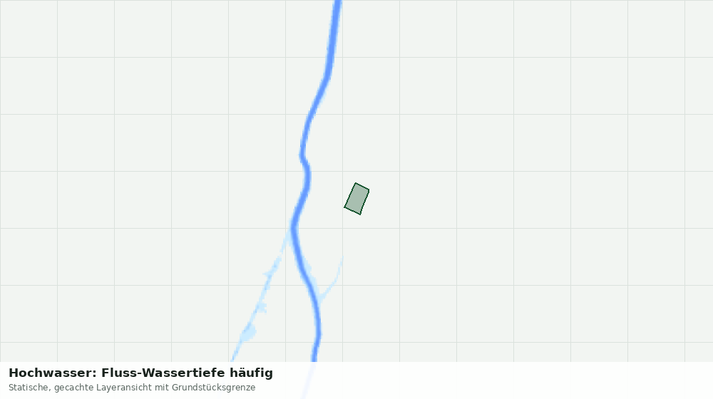 Statische Kartenansicht: Hochwasser: Fluss-Wassertiefe häufig