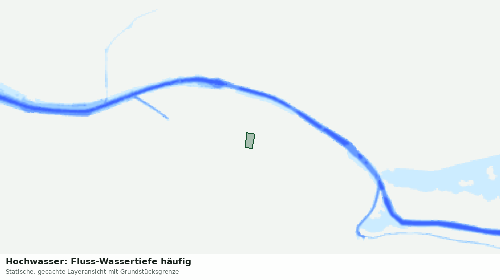 Statische Kartenansicht: Hochwasser: Fluss-Wassertiefe häufig