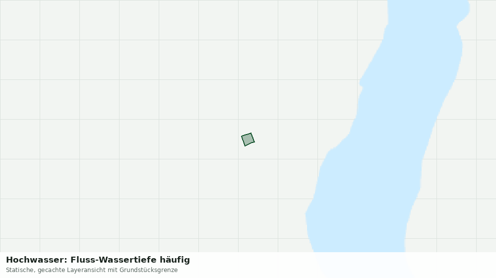 Statische Kartenansicht: Hochwasser: Fluss-Wassertiefe häufig