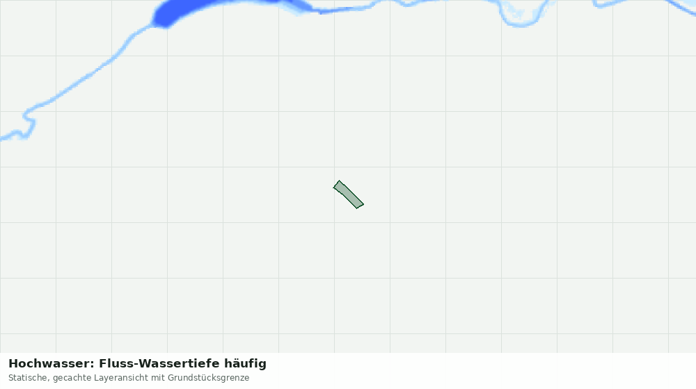 Statische Kartenansicht: Hochwasser: Fluss-Wassertiefe häufig