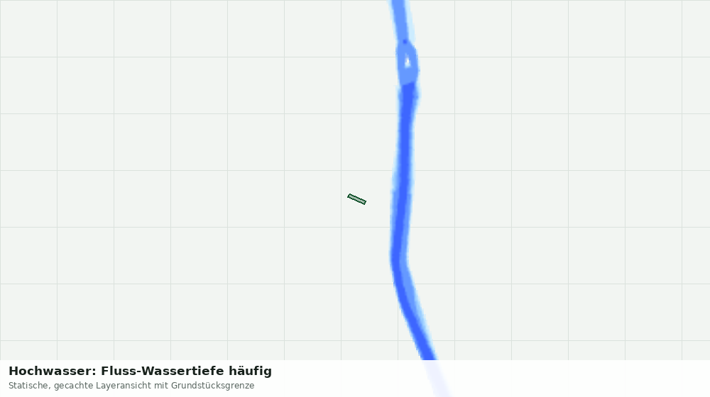 Statische Kartenansicht: Hochwasser: Fluss-Wassertiefe häufig
