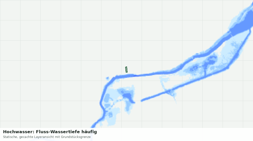 Statische Kartenansicht: Hochwasser: Fluss-Wassertiefe häufig